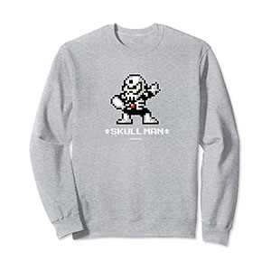 MEGA MAN Skull Man（Pixel Art） Sweatshirt