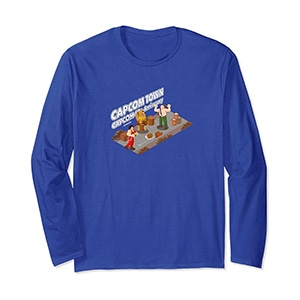 CAPCOM 40th Anniversary CAPCOM TOWN Final Fight Long Sleeve T-Shirt