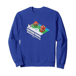 CAPCOM 40th Anniversary CAPCOM TOWN CYBERBOTS Sweatshirt