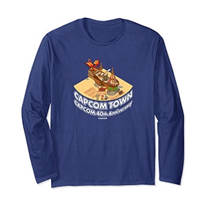 CAPCOM 40th Anniversary CAPCOM TOWN Monster Hunter Long Sleeve T-Shirt