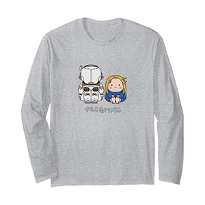 PRAGMATA Hugh & Diana Sitting FP Long Sleeve T-Shirt