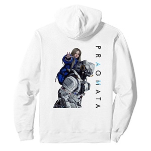 PRAGMATA Key Art BP(W) Pullover hoodie