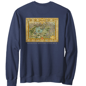 MONSTER HUNTER STORIES 3 Map of Azuria area BP Sweatshirt