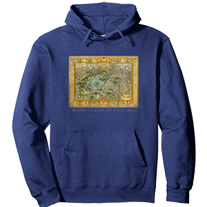 MONSTER HUNTER STORIES 3 Map of Azuria area FP Pullover hoodie