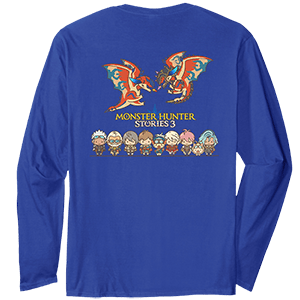 MONSTER HUNTER STORIES 3 Chibi Art BP Long sleeve t-shirt