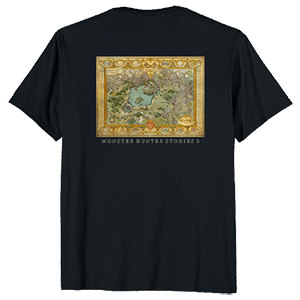 MONSTER HUNTER STORIES 3 Map of Azuria area BP T-shirt