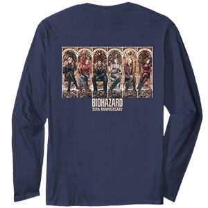 Resident Evil 30th Anniversary Key Art BP Long sleeve t-shirt