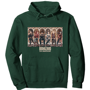 Resident Evil 30th Anniversary Key Art FP Pullover hoodie