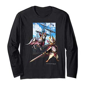 MONSTER HUNTER RISE：SUNBREAK アイルー&ガルク 長袖Tシャツ