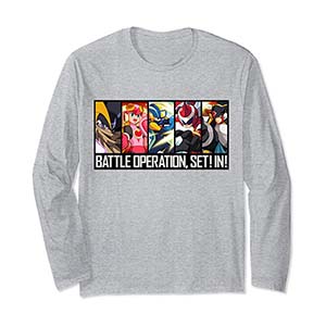 ROCKMAN EXE ネットナビ 長袖Tシャツ