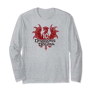 Dragon's Dogma 10周年ロゴ A 長袖Tシャツ