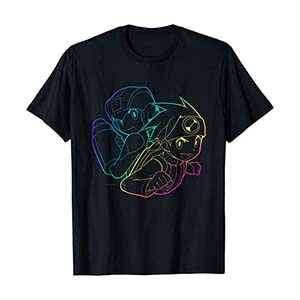 ロックマンエグゼ ゲーミングデザイン Tシャツ