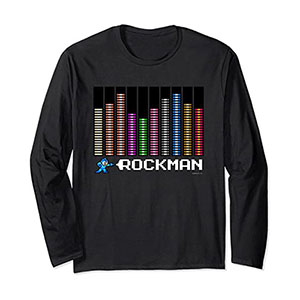 ROCKMAN 特殊武器ゲージ 長袖Tシャツ