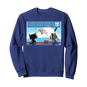 モンスターハンター アイルーとメラルーのひとやすみ 長袖Tシャツ