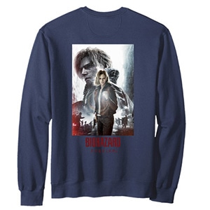 バイオハザード レクイエム レオン＆グレースアート BP 長袖Tシャツ