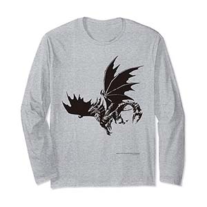 MONSTER HUNTER RISE：SUNBREAK Malzeno illustration Long Sleeve T-Shirt