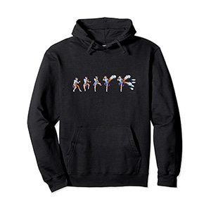 STREET FIGHTER II CHUN-LI (HYAKURETSUKYAKU) Pullover Hoodie