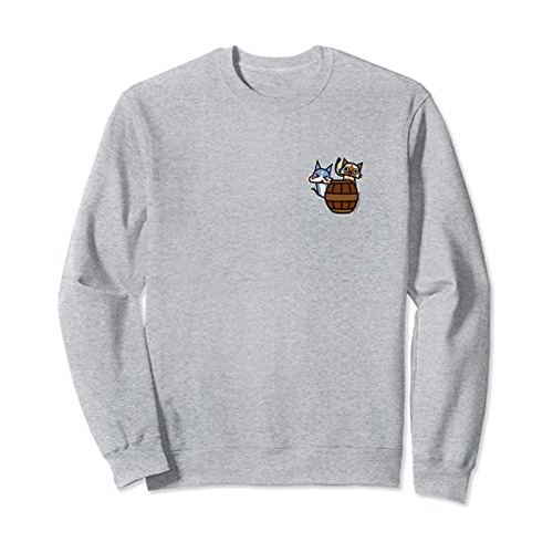 Monster Hunter Rise: Sunbreak Palamute＆Palico (Barrel) Sweatshirt