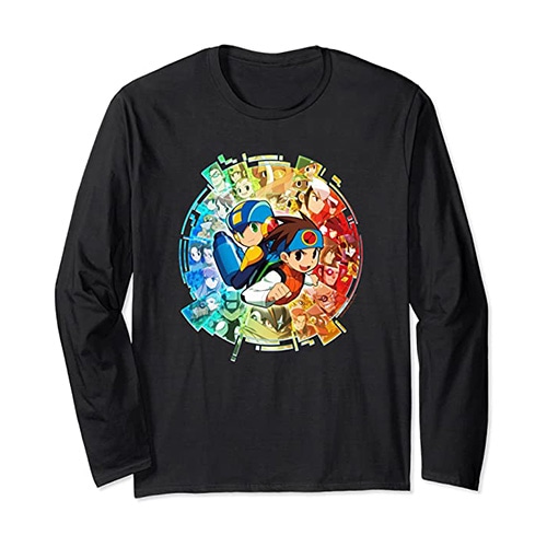 MEGA MAN BATTLE NETWORK LEGACY COLLECTION ART Long Sleeve T-Shirt