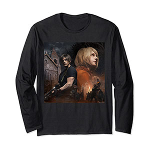 RESIDENT EVIL 4 Leon & Ashley Long Sleeve T-Shirt