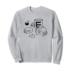 MEGA MAN Line Art (B) Sweatshirt