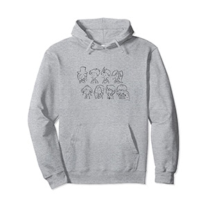 Apollo Justice: Ace Attorney Trilogy Line Art (B) Pullover Hoodie