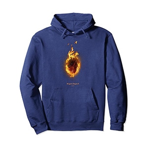 Dragon's Dogma 2 Heart Pullover Hoodie