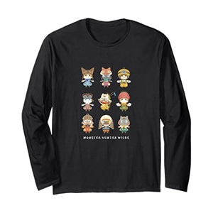 Monster Hunter Wilds Palico & Support Team Long Sleeve T-Shirt