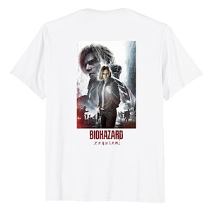 Resident Evil Requiem Leon & Grace Art BP(W) T-shirt