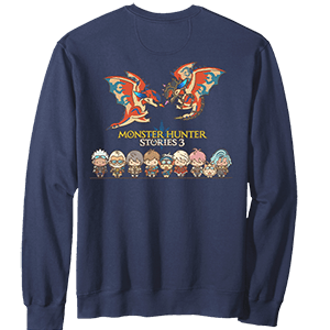MONSTER HUNTER STORIES 3 Chibi Art BP Sweatshirt