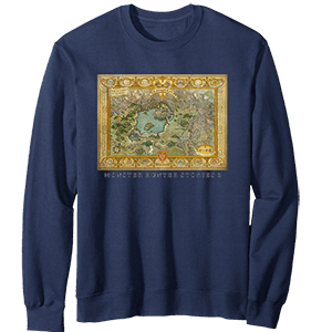 MONSTER HUNTER STORIES 3 Map of Azuria area FP Sweatshirt