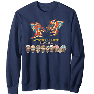 MONSTER HUNTER STORIES 3 Chibi Art FP Sweatshirt