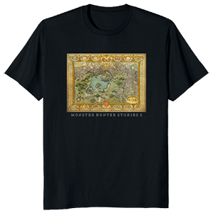 MONSTER HUNTER STORIES 3 Map of Azuria area FP T-shirt