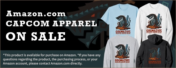 Amazon Merch on Demand Amazon.com CAPCOM APPAREL ON SALE *This product is available for purchase on Amazon. *If you have any questions regarding the product, the purchasing process, or your Amazon account, please contact Amazon.com directly.