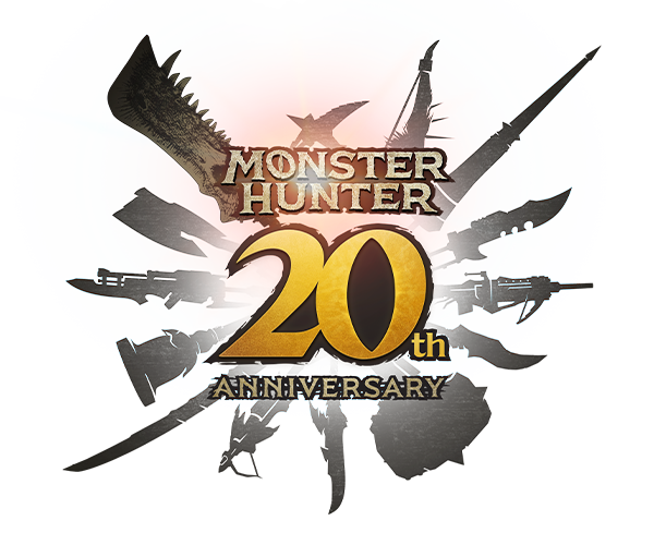 モンスターハンター20周年ロゴ
