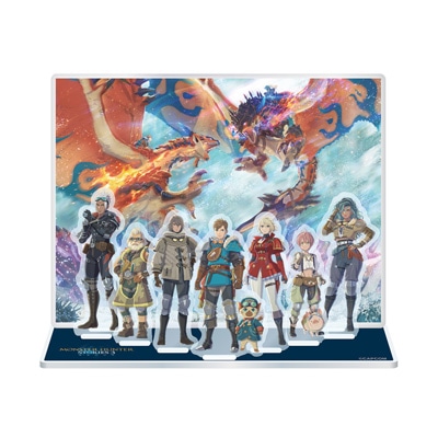 モンスターハンターストーリーズ3　～運命の双竜～ ジオラマアクリルスタンド