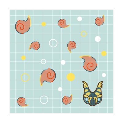 MH モンでふぉ ハンドタオル ヌ・エグドラ