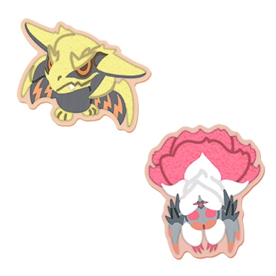 MH モンでふぉ サガラ刺繍ステッカーBセット