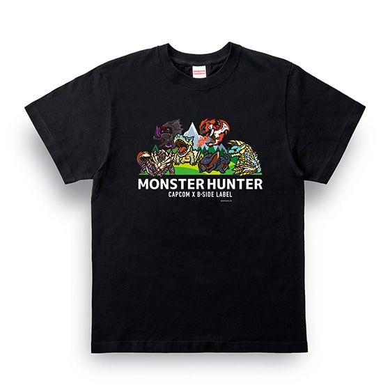 CAPCOM×B-SIDE LABEL CAPCOM40th モンスターハンター Tシャツ